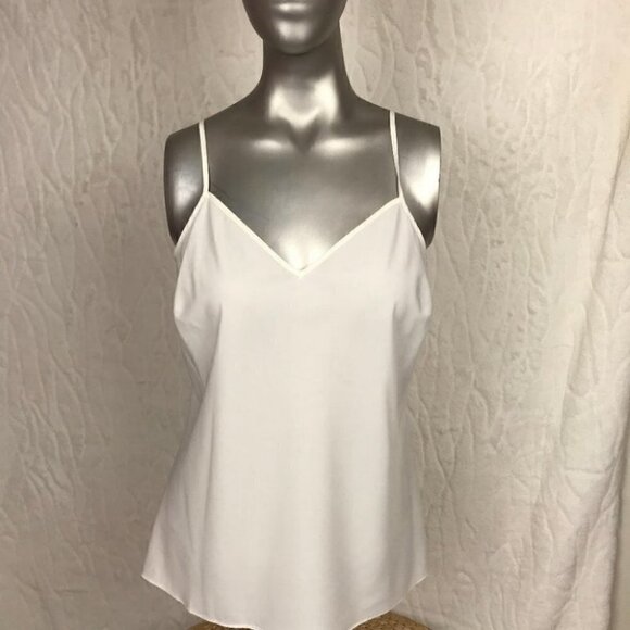 DIANE Von Furstenburg White Camisole Size M - Picture 1 of 7